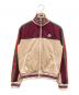 GUCCI（グッチ）の古着「ジャージージャケット」｜ベージュ×ボルドー