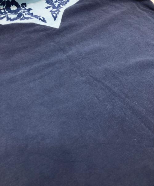 KENZO（ケンゾー）KENZO (ケンゾー) ウエスタンフラワーTシャツ ネイビー×ブルー サイズ:XSの古着・服飾アイテム