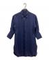 Y's（ワイズ）の古着「リネンロングシャツ」｜ネイビー