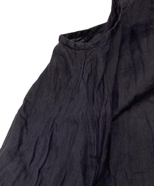 nest Robe（ネストローブ）nest Robe (ネストローブ) ラミークリンクルキャミソールワンピース ネイビー サイズ:Fの古着・服飾アイテム