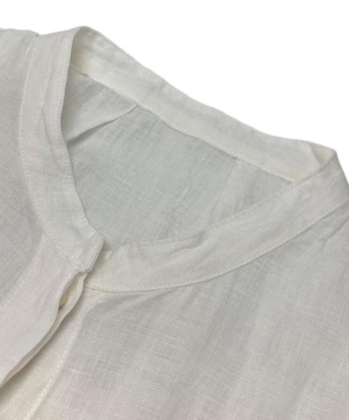 YANUK（ヤヌーク）YANUK (ヤヌーク) ノースリーブワンピ-ス ホワイト サイズ:不明（実寸参照）の古着・服飾アイテム