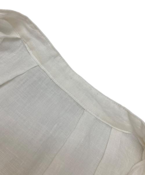 YANUK（ヤヌーク）YANUK (ヤヌーク) ノースリーブワンピ-ス ホワイト サイズ:不明（実寸参照）の古着・服飾アイテム