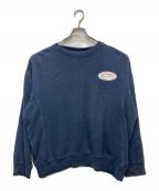 Manastashマナスタッシュ）の古着「ツアープリントスウェット」｜ネイビー