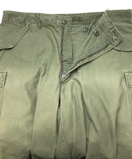 US ARMY（ユーエスアーミー）US ARMY (ユーエスアーミー) M-65フィールドパンツ グリーン サイズ:ーの古着・服飾アイテム