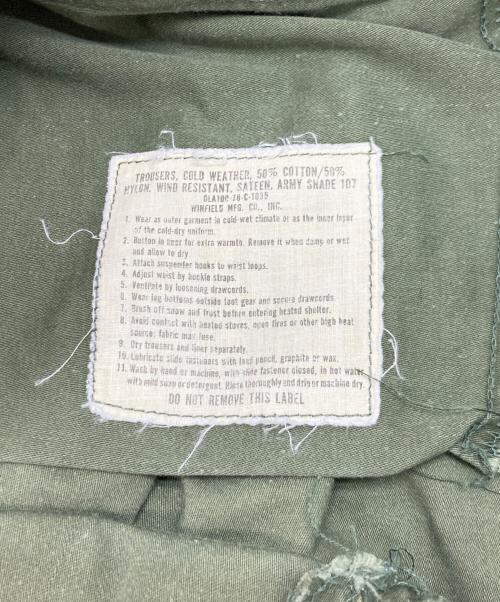 US ARMY（ユーエスアーミー）US ARMY (ユーエスアーミー) M-65フィールドパンツ グリーン サイズ:ーの古着・服飾アイテム