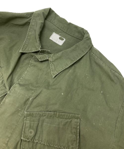 US ARMY（ユーエスアーミー）US ARMY (ユーエスアーミー) ジャングルファティーグジャケット グリーン サイズ:不明の古着・服飾アイテム