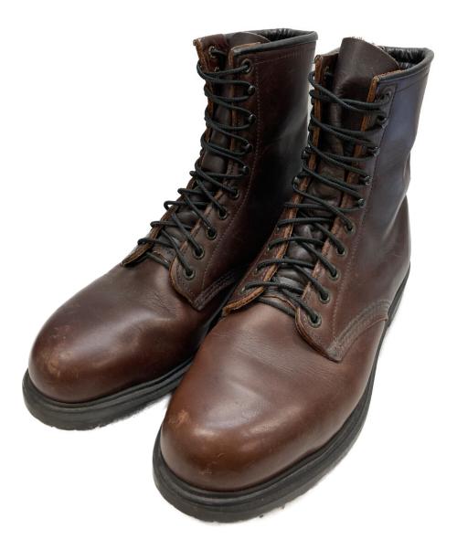 RED WING（レッドウィング）RED WING (レッドウィング) レースアップブーツ ブラウン サイズ:8 1/2EEの古着・服飾アイテム