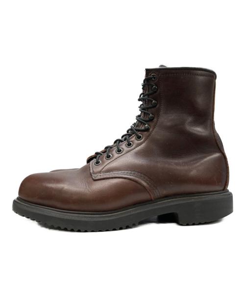 RED WING（レッドウィング）RED WING (レッドウィング) レースアップブーツ ブラウン サイズ:8 1/2EEの古着・服飾アイテム