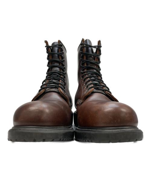 RED WING（レッドウィング）RED WING (レッドウィング) レースアップブーツ ブラウン サイズ:8 1/2EEの古着・服飾アイテム