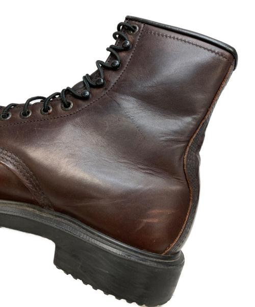 RED WING（レッドウィング）RED WING (レッドウィング) レースアップブーツ ブラウン サイズ:8 1/2EEの古着・服飾アイテム