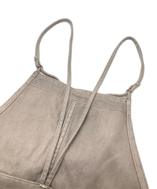 Whim Gazette（ウィムガゼット）Whim Gazette (ウィムガゼット) ピグメントダイオールインワン グレー サイズ:38の古着・服飾アイテム