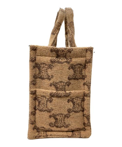 CELINE（セリーヌ）CELINE (セリーヌ) スモール カバ タイス トリオンフテキスタイル ブラウンの古着・服飾アイテム