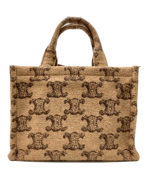 CELINE（セリーヌ）CELINE (セリーヌ) スモール カバ タイス トリオンフテキスタイル ブラウンの古着・服飾アイテム