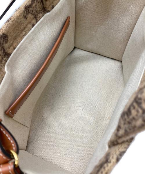 CELINE（セリーヌ）CELINE (セリーヌ) スモール カバ タイス トリオンフテキスタイル ブラウンの古着・服飾アイテム