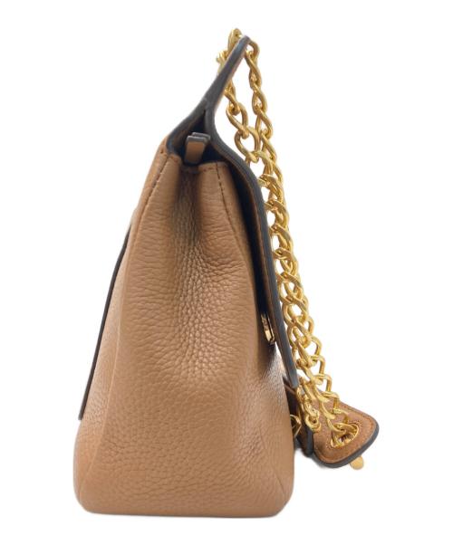 TORY BURCH（トリーバーチ）TORY BURCH (トリーバーチ) Britten Flap Shoulder Bag ブラウンの古着・服飾アイテム