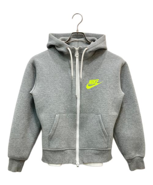 NIKE（ナイキ）NIKE (ナイキ) sacai (サカイ) TECH FLEECE FULL-ZIP HOODIE グレー サイズ:XSの古着・服飾アイテム