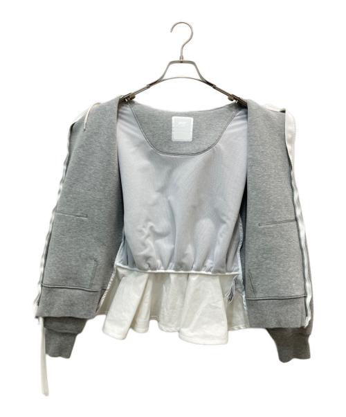 NIKE（ナイキ）NIKE (ナイキ) sacai (サカイ) TECH FLEECE FULL-ZIP HOODIE グレー サイズ:XSの古着・服飾アイテム