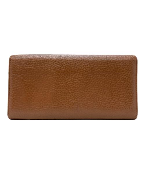 Salvatore Ferragamo（サルヴァトーレ フェラガモ）Salvatore Ferragamo (サルヴァトーレ フェラガモ) ガンチーニターンロックロングウォレット ブラウンの古着・服飾アイテム