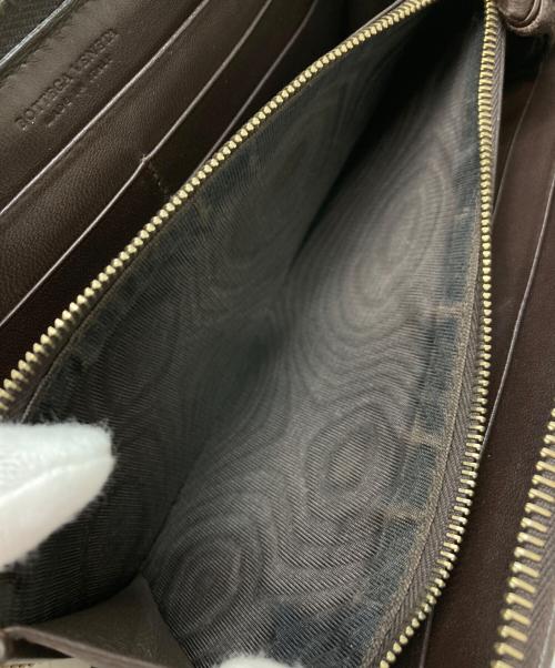 BOTTEGA VENETA（ボッテガベネタ）BOTTEGA VENETA (ボッテガベネタ) イントレチャートウォレット ブラウンの古着・服飾アイテム