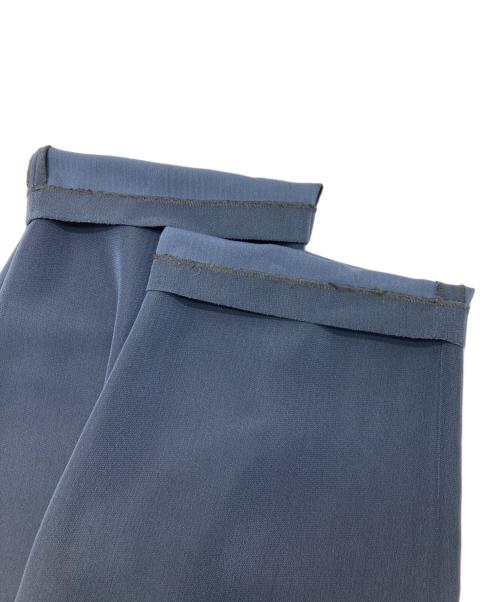 CLANE（クラネ）CLANE (クラネ) ヘリンボーンツータックパンツ ブルーの古着・服飾アイテム
