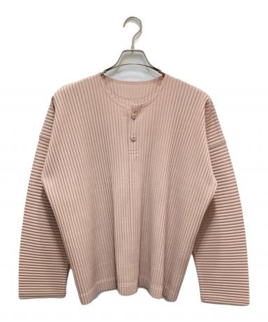 オムプリッセイッセイミヤケ26ss ヘンリーネックTシャツ 中古・古着通販】HOMME PLISSE ISSEY MIYAKE (オムプリッセ イッセイ