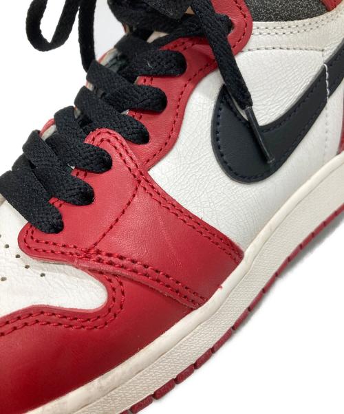 NIKE（ナイキ）NIKE (ナイキ) GS Air Jordan 1 High OG Lost & Found/Chicago バーシティーレッド/ブラック/セイル サイズ:24の古着・服飾アイテム