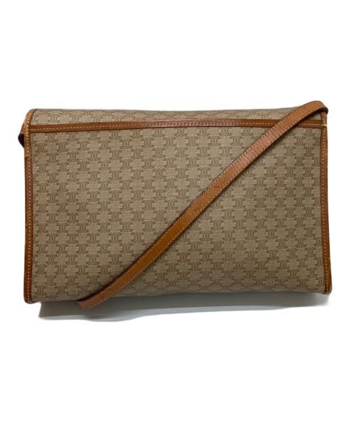 CELINE（セリーヌ）CELINE (セリーヌ) トリオンフショルダーバッグ ブラウンの古着・服飾アイテム