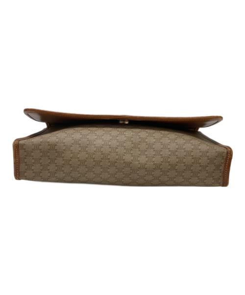 CELINE（セリーヌ）CELINE (セリーヌ) トリオンフショルダーバッグ ブラウンの古着・服飾アイテム