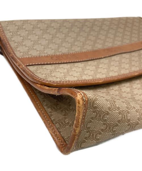 CELINE（セリーヌ）CELINE (セリーヌ) トリオンフショルダーバッグ ブラウンの古着・服飾アイテム