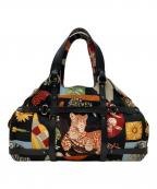 Salvatore Ferragamoサルヴァトーレ フェラガモ）の古着「ボンテージアニマル柄バッグ」｜マルチカラー