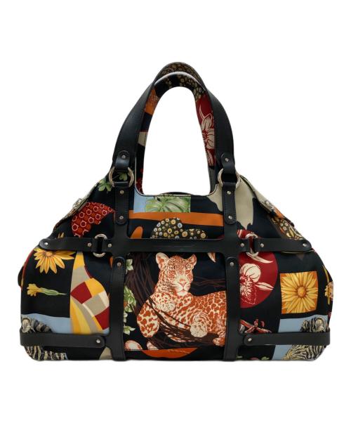 Salvatore Ferragamo（サルヴァトーレ フェラガモ）Salvatore Ferragamo (サルヴァトーレ フェラガモ) ボンテージアニマル柄バッグ マルチカラーの古着・服飾アイテム