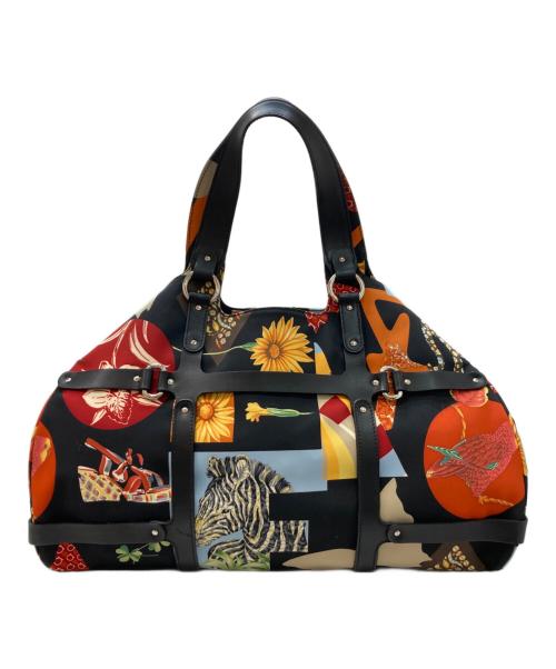 Salvatore Ferragamo（サルヴァトーレ フェラガモ）Salvatore Ferragamo (サルヴァトーレ フェラガモ) ボンテージアニマル柄バッグ マルチカラーの古着・服飾アイテム