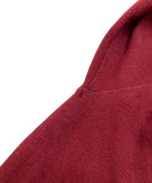 WU WEAR（ウーウェアー）WU WEAR (ウーウェアー) ロングスリーブカットソー レッド サイズ:不明(実寸参照)の古着・服飾アイテム