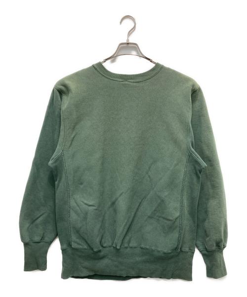 Champion REVERSE WEAVE（チャンピオン リバース ウィーブ）Champion REVERSE WEAVE (チャンピオン リバース ウィーブ) スウェット グリーン サイズ:Lの古着・服飾アイテム