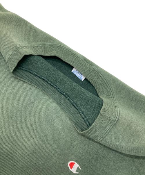 Champion REVERSE WEAVE（チャンピオン リバース ウィーブ）Champion REVERSE WEAVE (チャンピオン リバース ウィーブ) スウェット グリーン サイズ:Lの古着・服飾アイテム