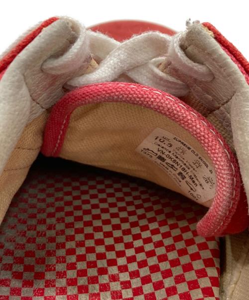 VANS（ヴァンズ）VANS (バンズ) SUPREME (シュプリーム) スニーカー レッド サイズ:28.5の古着・服飾アイテム