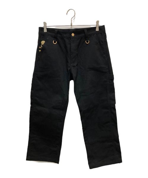 Carhartt WIP（カーハート ワークインプログレス）Carhartt WIP (カーハート ワークインプログレス) Mastermind JAPAN (マスターマインド ジャパン) パンツ ブラック サイズ:30の古着・服飾アイテム