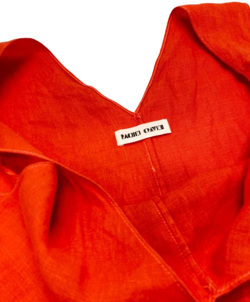 RACHEL CRAVEN（レイチェル クレイヴン）RACHEL CRAVEN (レイチェル クレイヴン) リネンサロペット オレンジの古着・服飾アイテム