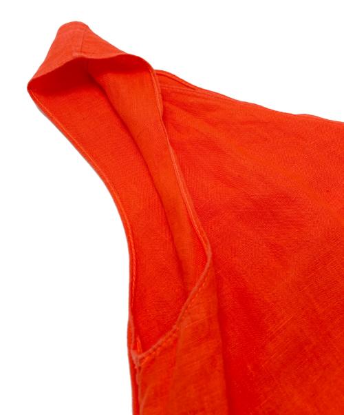 RACHEL CRAVEN（レイチェル クレイヴン）RACHEL CRAVEN (レイチェル クレイヴン) リネンサロペット オレンジの古着・服飾アイテム