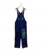 Carhartt WIP×BRAIN DEADカーハート ワークインプログレス×ブレインデッド）の古着「BRAIN DEAD BIB OVERALL」｜ネイビー