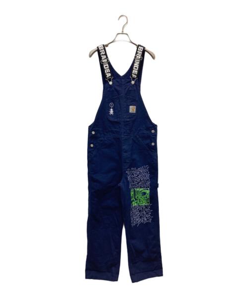 Carhartt WIP（カーハート ワークインプログレス）Carhartt WIP (カーハート ワークインプログレス) BRAIN DEAD (ブレインデッド) BRAIN DEAD BIB OVERALL ネイビー サイズ:Sの古着・服飾アイテム