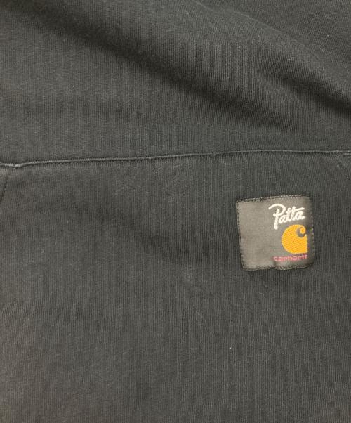 CarHartt（カーハート）CarHartt (カーハート) Patta (パタ) パーカー ブラック サイズ:Mの古着・服飾アイテム