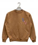 BRAIN DEADブレインデッド）の古着「ET CREWNECK SWEATSHIRT」｜ブラウン