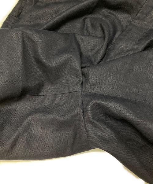 ENDS and MEANS（エンズアンド ミーンズ）ENDS and MEANS (エンズアンド ミーンズ) コットンリネントラウザーパンツ ネイビー サイズ:34の古着・服飾アイテム