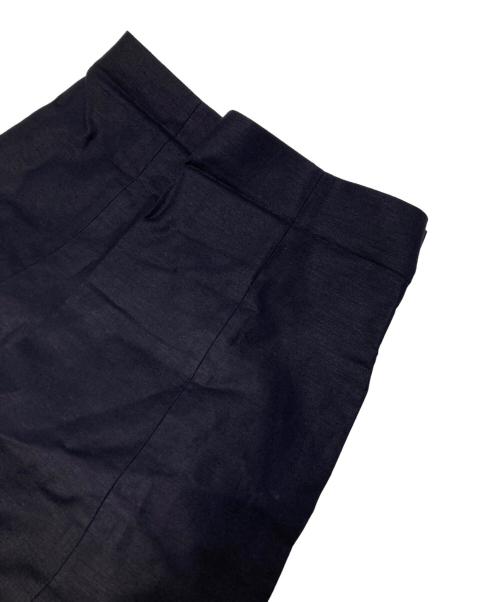 ENDS and MEANS（エンズアンド ミーンズ）ENDS and MEANS (エンズアンド ミーンズ) コットンリネントラウザーパンツ ネイビー サイズ:34の古着・服飾アイテム