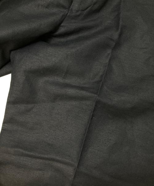 ENDS and MEANS（エンズアンド ミーンズ）ENDS and MEANS (エンズアンド ミーンズ) コットンリネントラウザーパンツ ネイビー サイズ:34の古着・服飾アイテム