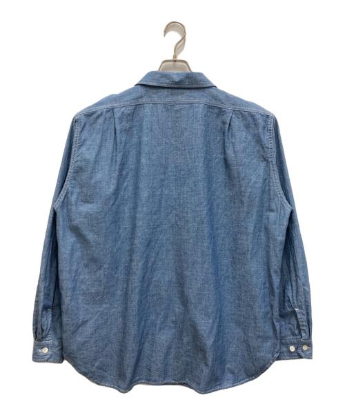 ENDS and MEANS（エンズアンド ミーンズ）ENDS and MEANS (エンズアンド ミーンズ) シャンブレーシャツ インディゴ サイズ:Lの古着・服飾アイテム