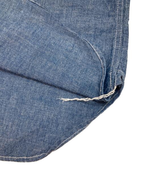 ENDS and MEANS（エンズアンド ミーンズ）ENDS and MEANS (エンズアンド ミーンズ) シャンブレーシャツ インディゴ サイズ:Lの古着・服飾アイテム