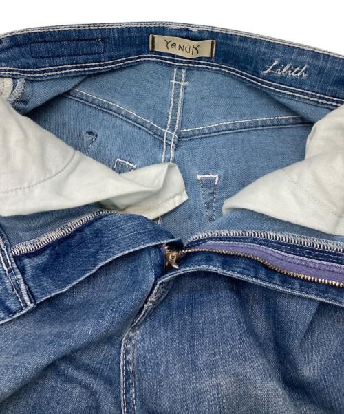 YANUK（ヤヌーク）YANUK (ヤヌーク) LILITH ワイドストレート デニム インディゴ サイズ:W23の古着・服飾アイテム