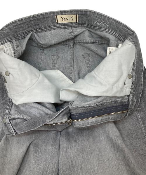 YANUK（ヤヌーク）YANUK (ヤヌーク) デニムパンツ グレー サイズ:W23の古着・服飾アイテム